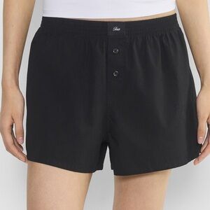 TNA Aritzia Women's Black Dally Boxer Shorts